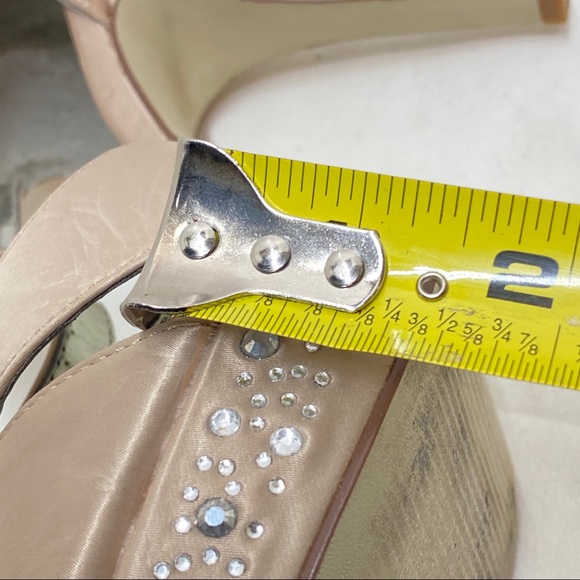 Style & Co Suki Women's Champagne Open Toe Platform Heels Size 10 - Picture 10 of 16